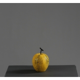 y16109 立體雕塑.擺飾 立體擺飾系列-其他系列-現代簡約黑點黃面中蘋果-圓點中梨-樹脂